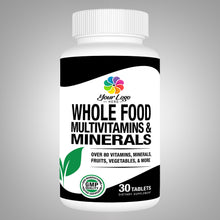 Load image into Gallery viewer, Whole Food Multivitamins & Minerals