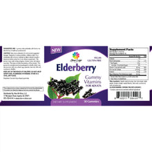 Load image into Gallery viewer, Elderberry Gummy Vitamins