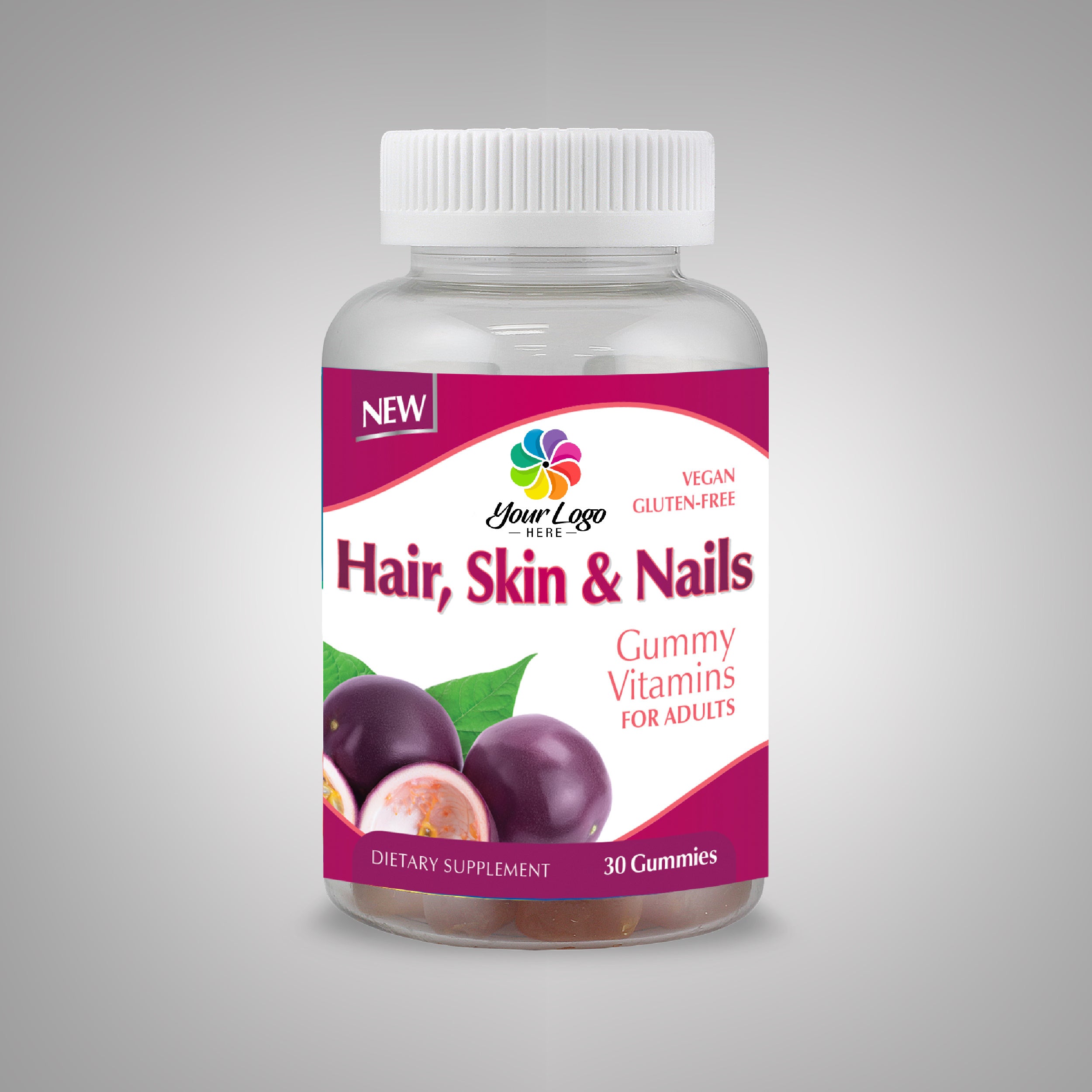 Nutrition Now MultiVites Hair Skin & Nails Gummy Vitamins, 70 ct - QFC