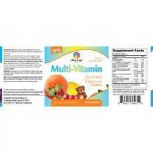 Load image into Gallery viewer, Kids Multi-Vitamin Gummy Vitamins