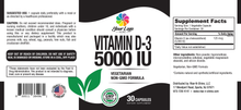 Load image into Gallery viewer, Vitamin D-3 5000 IU